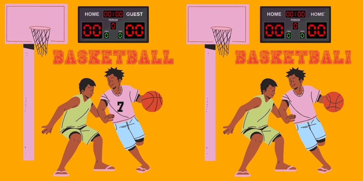 Herausforderung „Erkenne den Unterschied“: Kannst du in diesem Basketballspiel-Rätsel in weniger als 10 Sekunden 4 raffinierte Änderungen vollbringen?