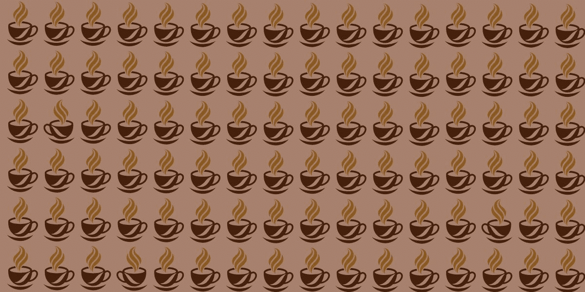 Nur 5 % haben den Blick fürs Detail, um diese Denkaufgabe zu meistern: Finden Sie die 3 verschiedenen Kaffeetassen in nur 15 Sekunden!