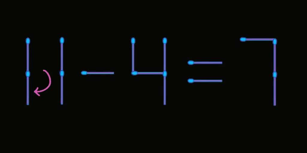 Master the art of matchstick puzzles can you correct the equation by moving only one matchstick in 8 seconds (2)