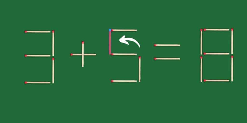 Can you crack this tricky matchstick equation puzzle Find the Key to Correcting it with just one move (2)