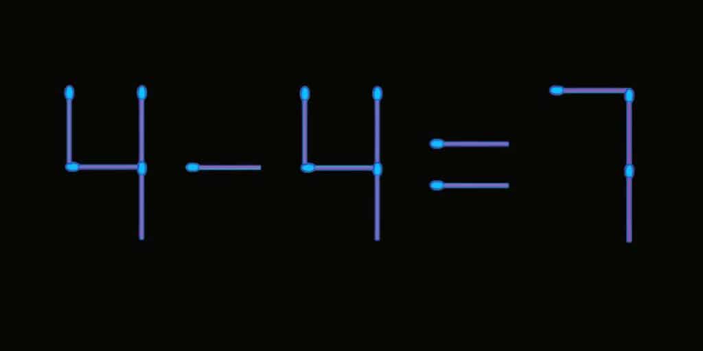 Master the art of matchstick puzzles can you correct the equation by moving only one matchstick in 8 seconds