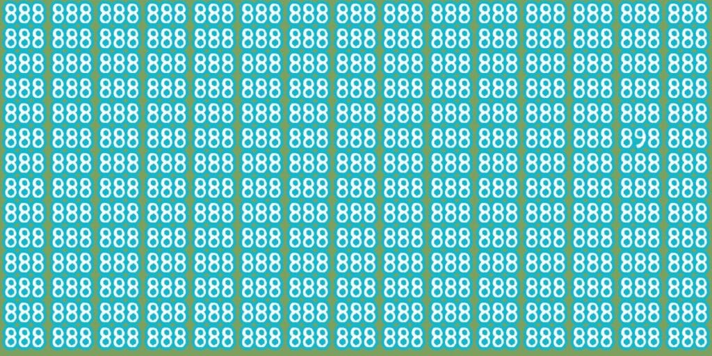 Visual brain teaser test do you have the eagle eye needed to spot the odd number out