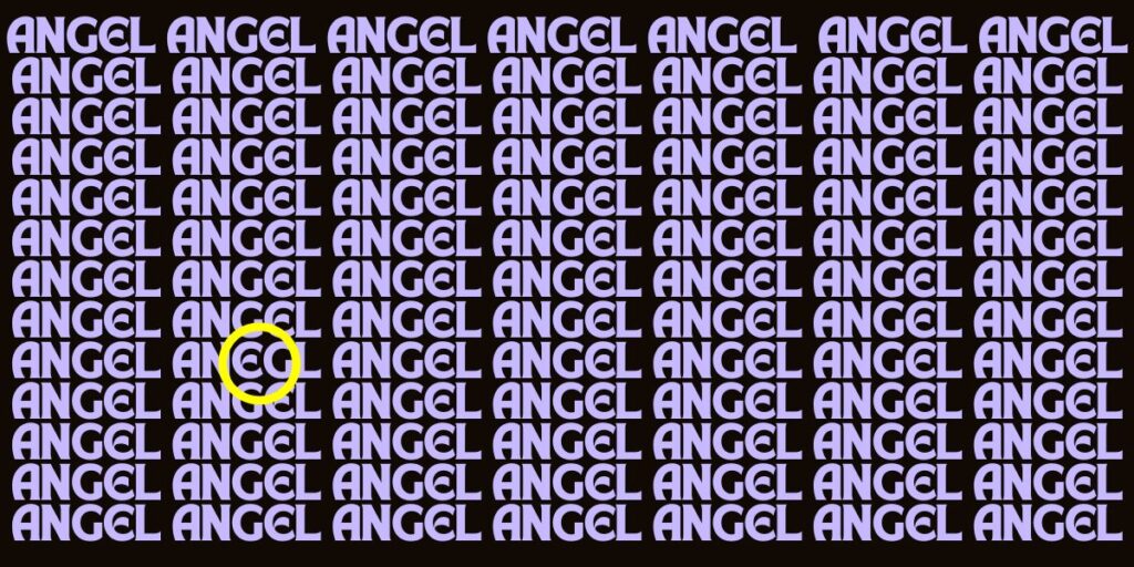 Spot the heavenly typo in today's brain teaser can you find the mischievous angel (2)