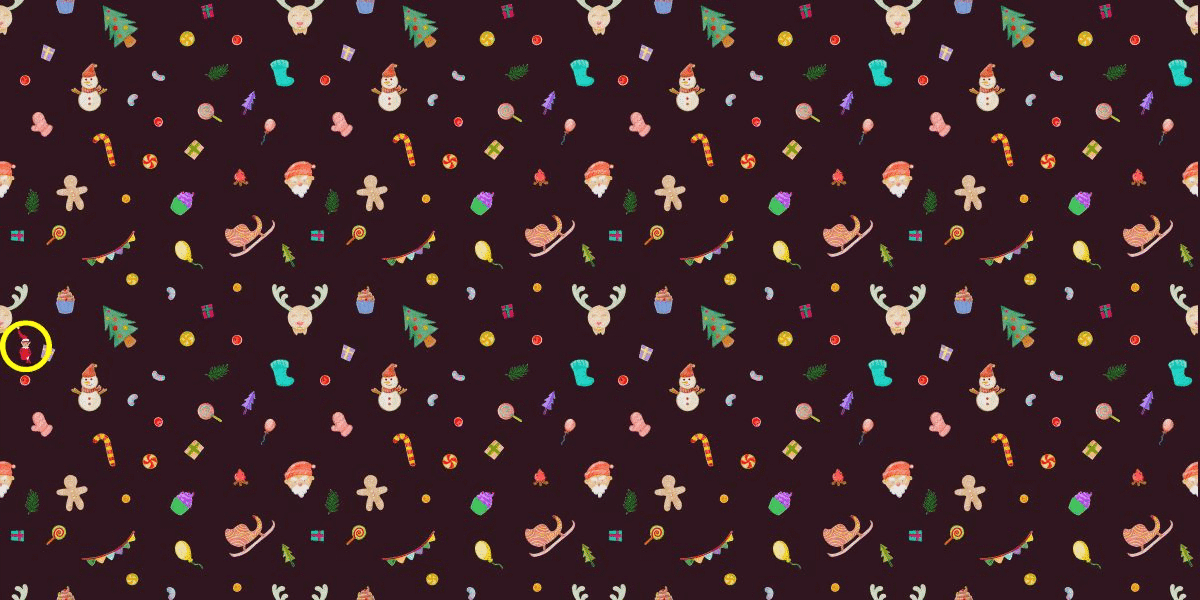 Finden Sie die winzige Elfen-Denkaufgabe: Beweisen Sie Ihren hohen IQ in weniger als 7 Sekunden, indem Sie den Elf entdecken, der zwischen festlichen Weihnachtsschmuckstücken versteckt ist!