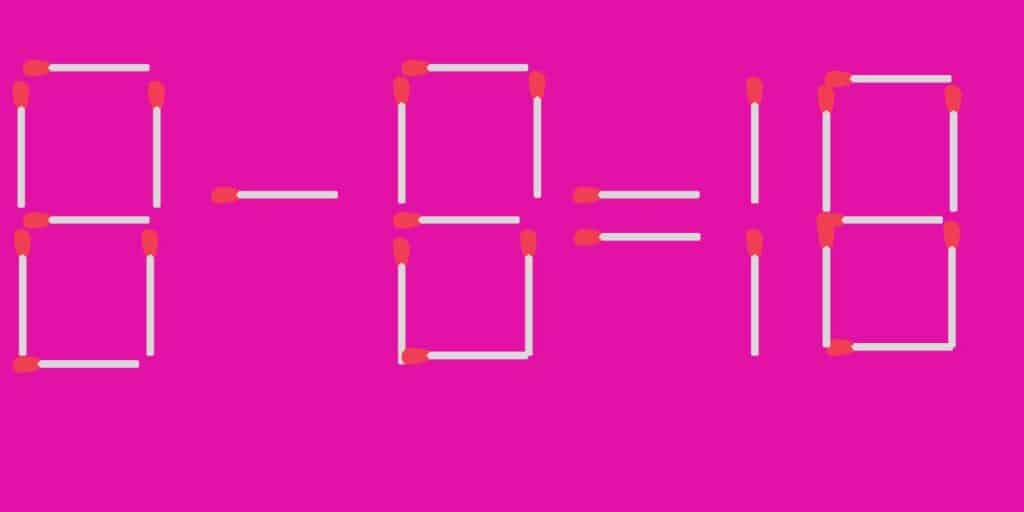 Move just one Matchstick in today's brain teaser only those with an eagle eye can correct the mistake in the tricky equation!