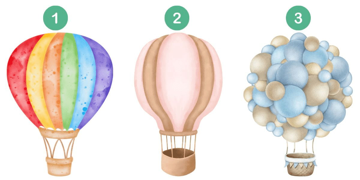 Entfesseln Sie im heutigen Persönlichkeitstest Ihre fürsorgliche, unterstützende oder ermutigende Seite: Welcher Ballon passt zu Ihnen?