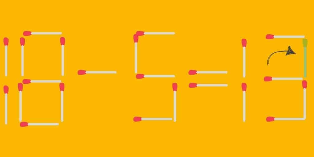 A Matchstick Challenge That Will Test Your Wits - You have just 6 seconds to correct it! (2)