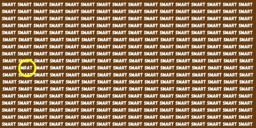 Can You Spot the Hidden Typo in Smart A Fun Brain Teaser to Test Your Perception! (2)