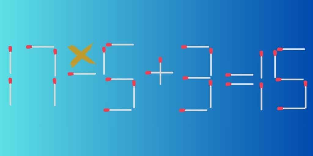 Can You Fix This Matchstick Equation Solve the Puzzle and Test Your Skills (2)