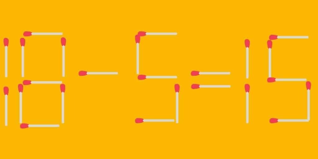 A Matchstick Challenge That Will Test Your Wits - You have just 6 seconds to correct it!