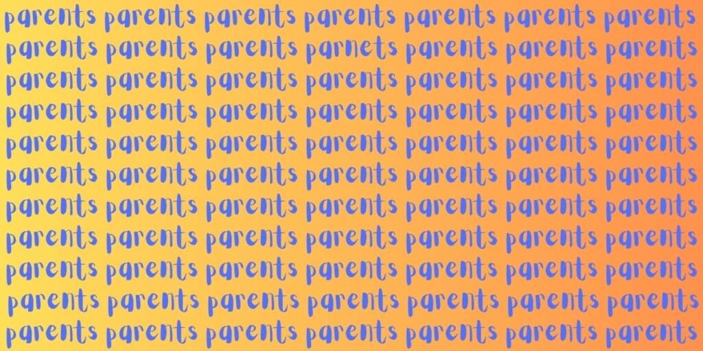 Can You Spot the Typo in Parents A Fun Brain Teaser Challenge!