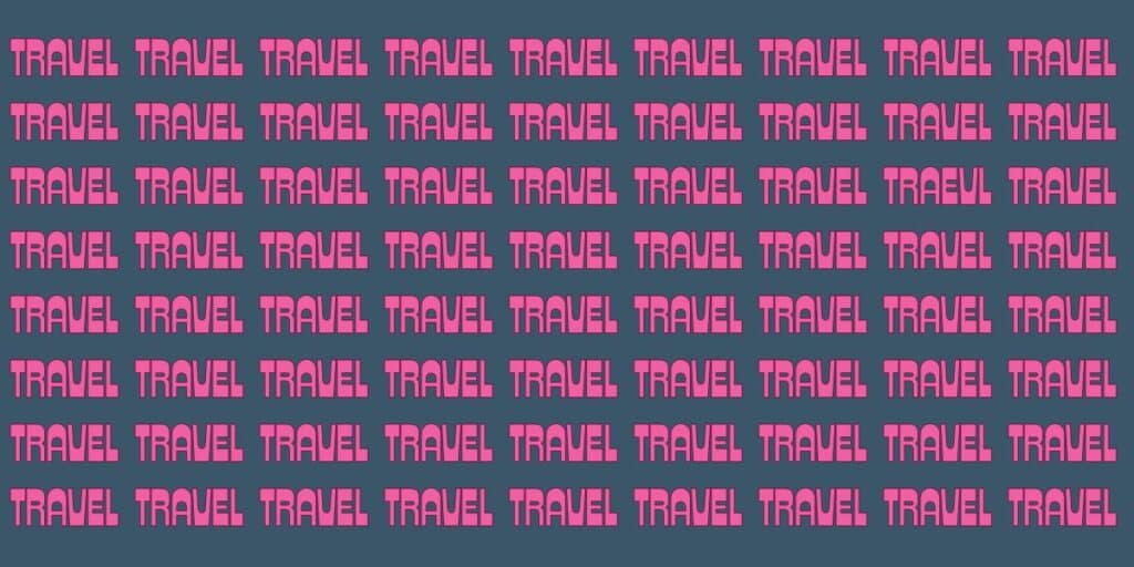 Can You Spot the Typo in Travel A Puzzle for Adventurers!