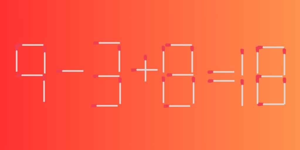 A Matchstick Mystery Can You Fix This Equation with a Single Move