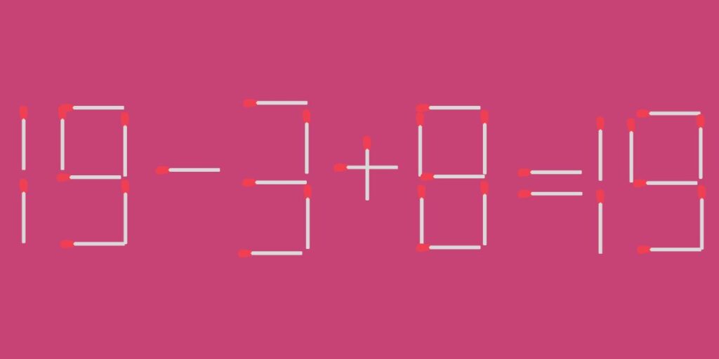 Can You Solve This Matchstick Puzzle Move Just One Stick to Fix the Equation!