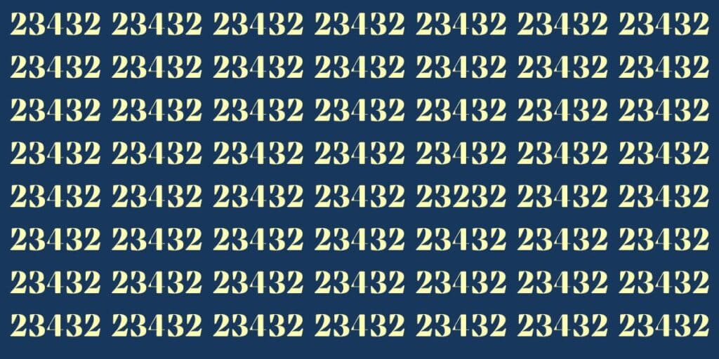 Only a Sharp Eye Can Spot the Odd One Out in This Number Sequence